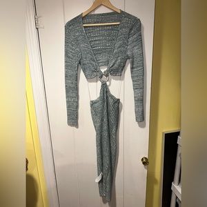 long sleeve bodycon dress